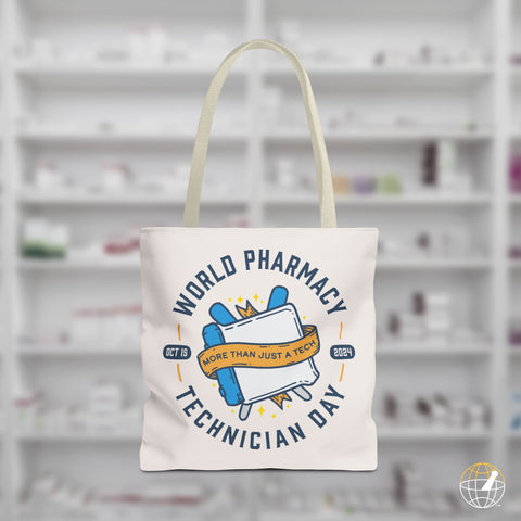 More Than Just A Tech: Pharmacy Technician Day 2024 Tote Bag // Counting Tray Edition