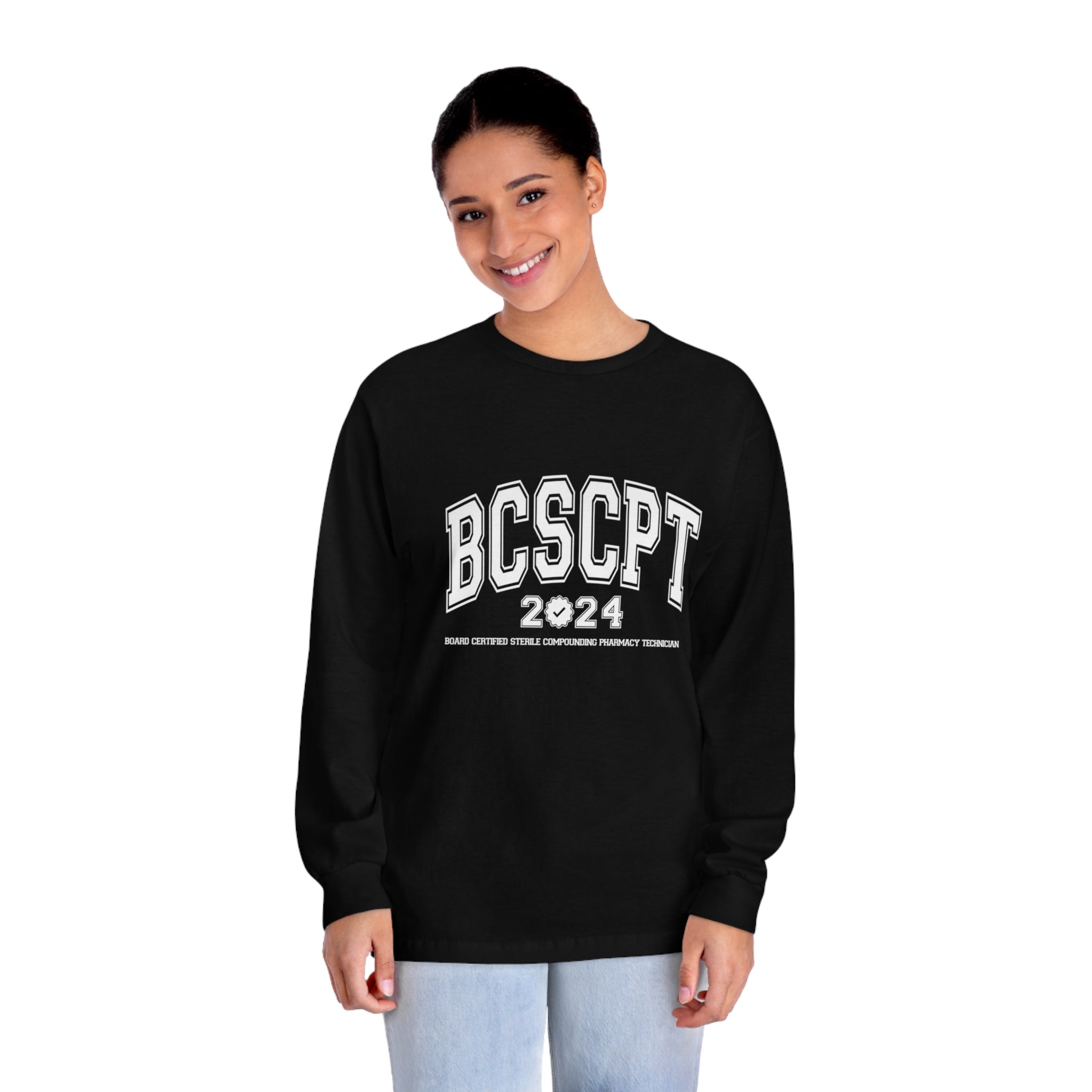 BCSCPT - Board Certified Sterile Compounding Pharmacy Technician Long Sleeve T-Shirt - v2