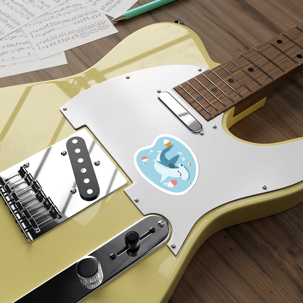 Shark Week Hammer Head Shark Sticker