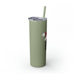 Rx Santa Hat - Skinny Tumbler with Straw, 20oz