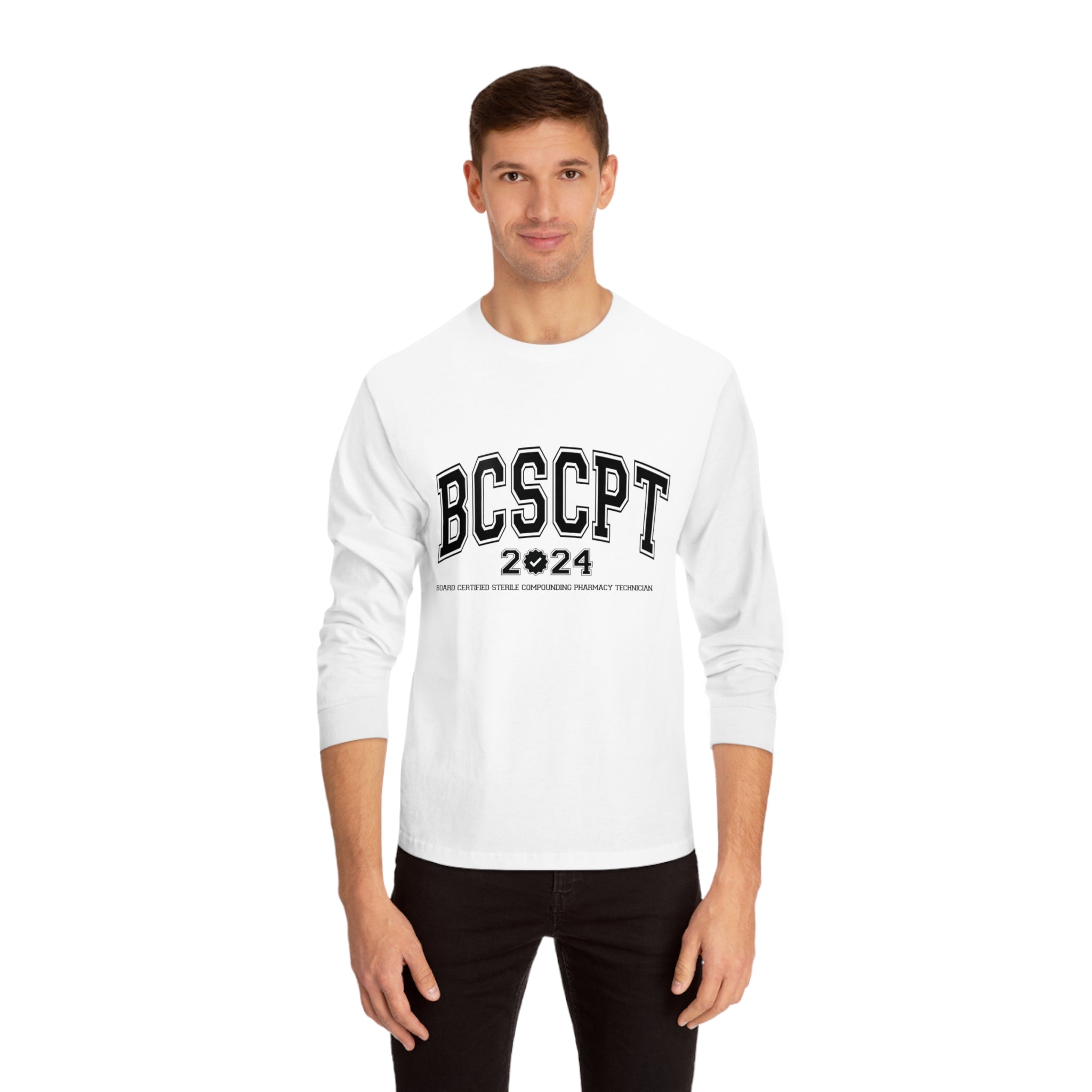 BCSCPT - Board Certified Sterile Compounding Pharmacy Technician Long Sleeve T-Shirt - v2