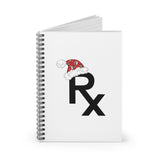 Rx Santa Hat - Notebook (White)