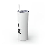 Rx Santa Hat - Skinny Tumbler with Straw, 20oz