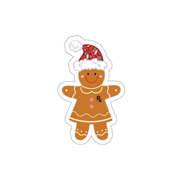 Rx Gingerbread Sticker #1