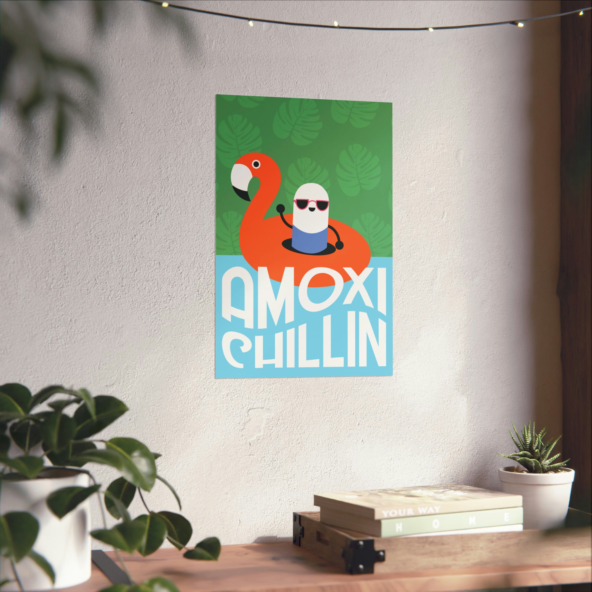 Amoxi-"Chillin" Matte Vertical Poster - Pharmacy Fun Decor