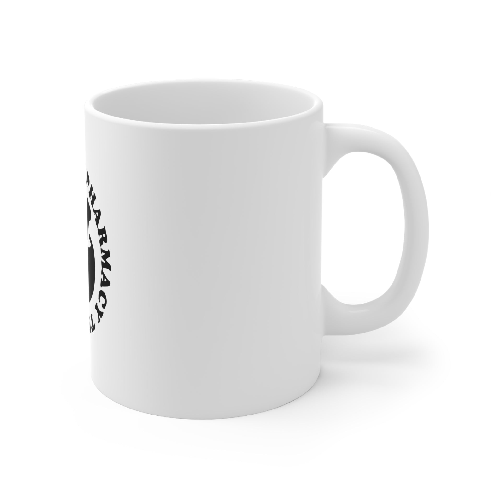 CPhT Mortar & Pestle Ceramic Mug 11oz- White