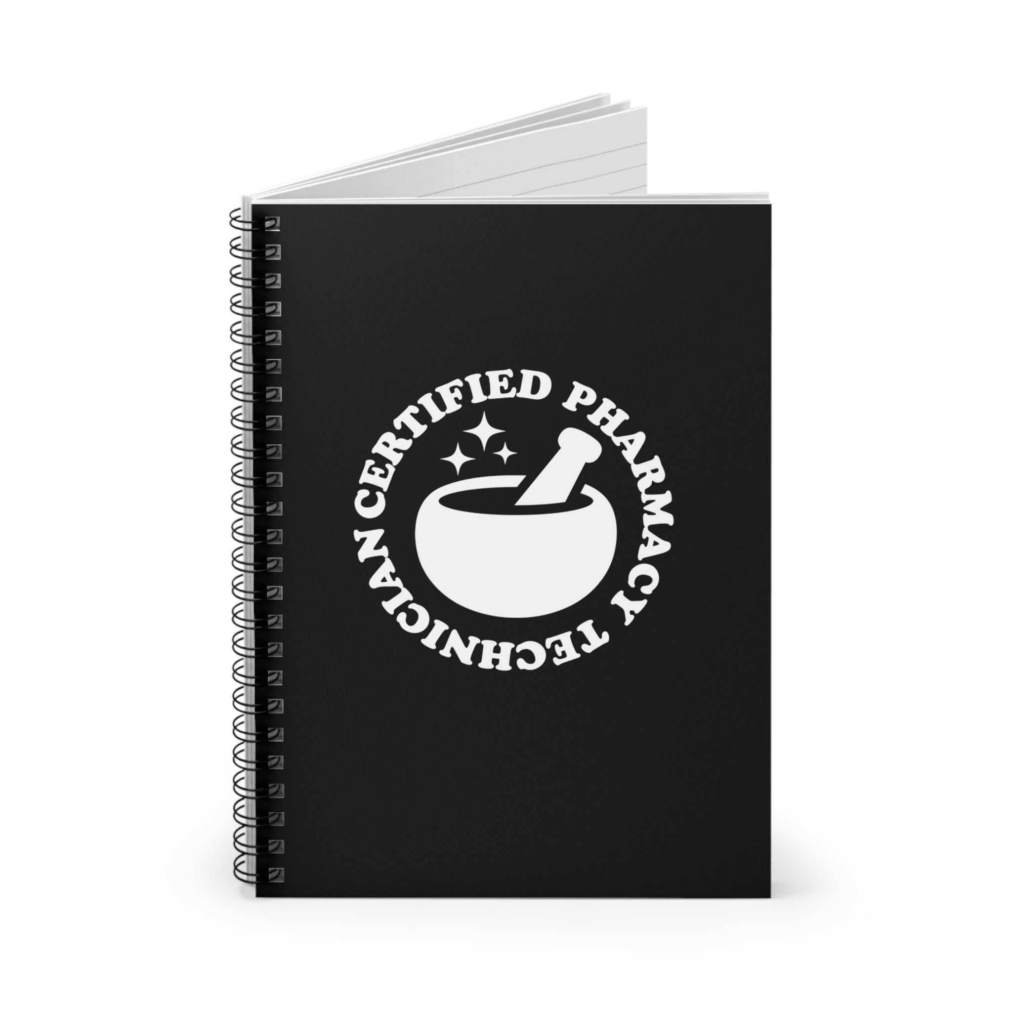 CPhT Mortar & Pestle Notebook- Black