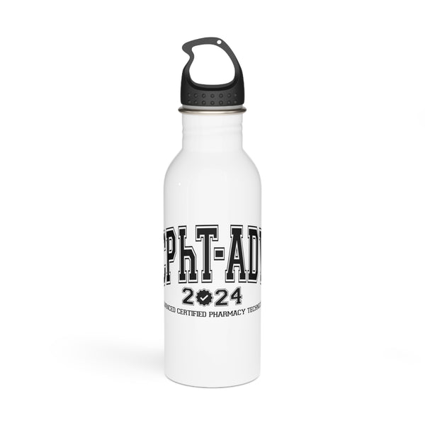 CPHT Advanced Certified Pharmacy Technician - V2 Stainless Steel Water Bottle