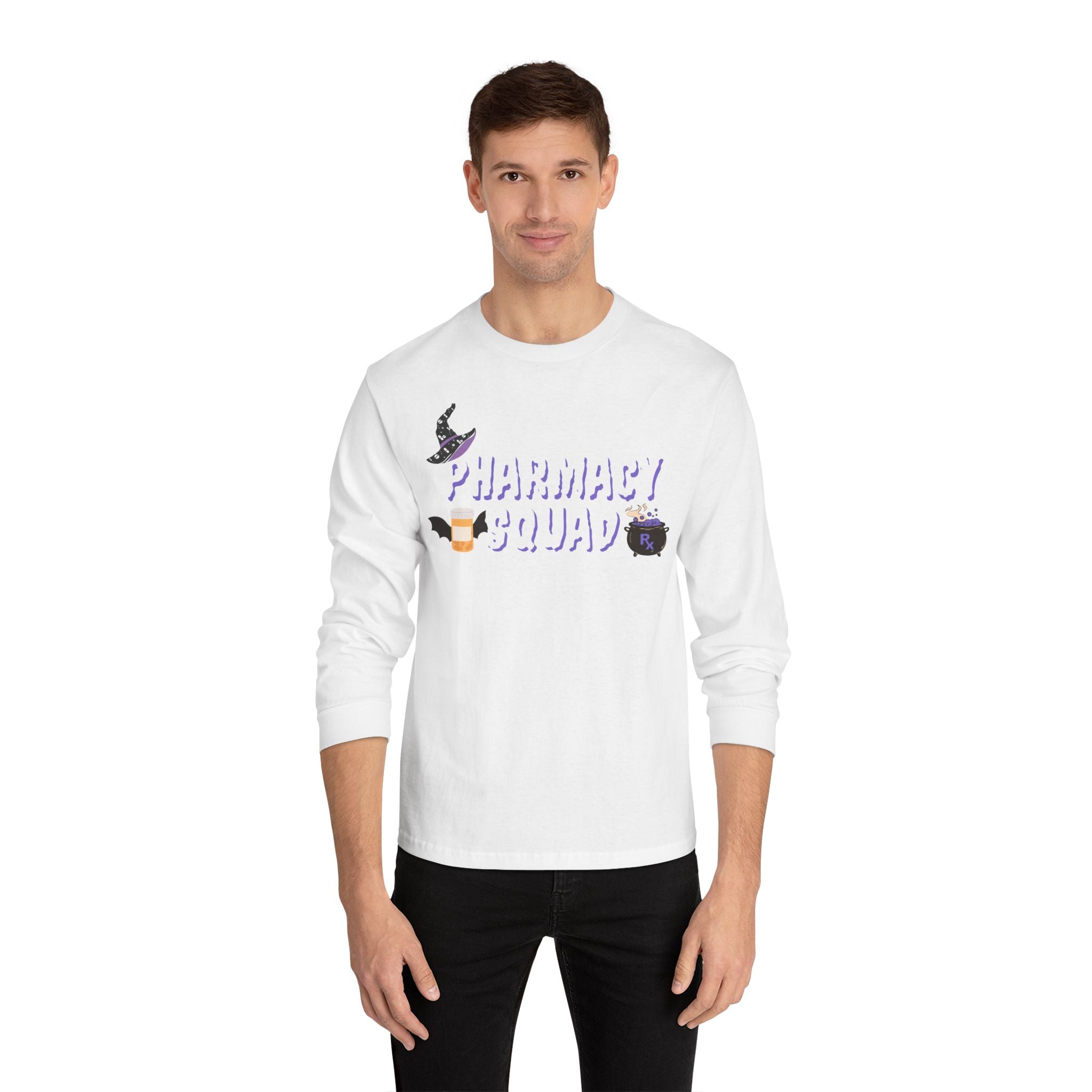 Halloween 2025 Pharmacy Squad Long Sleeve T-Shirt