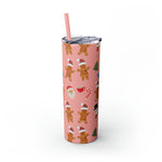 RX Gingerbreads - Skinny Tumbler with Straw, 20oz