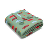 Pharmacy Pills Ornaments - Arctic Fleece Blanket (Green)