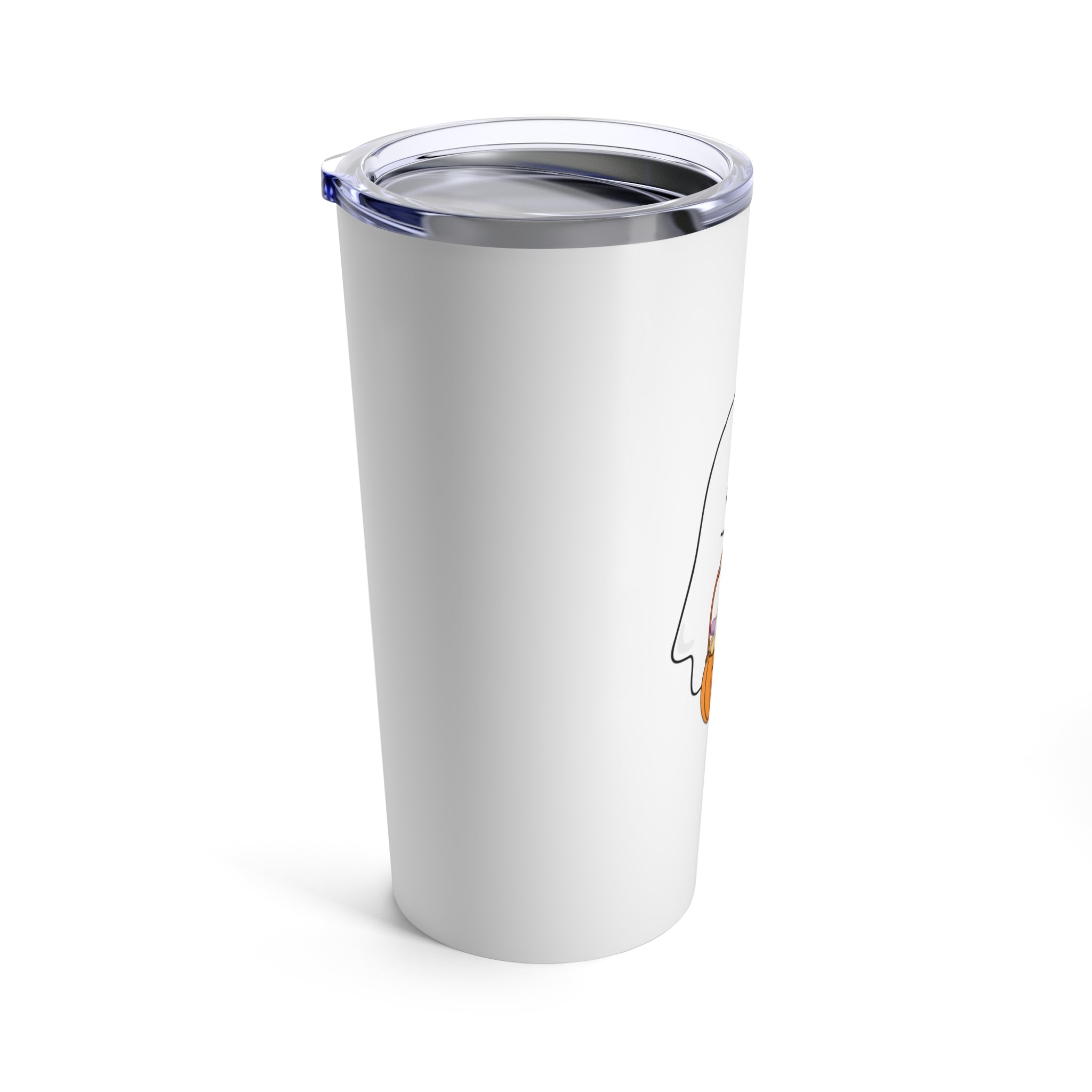 Ghost Trick or Treat Tumbler 20oz- White