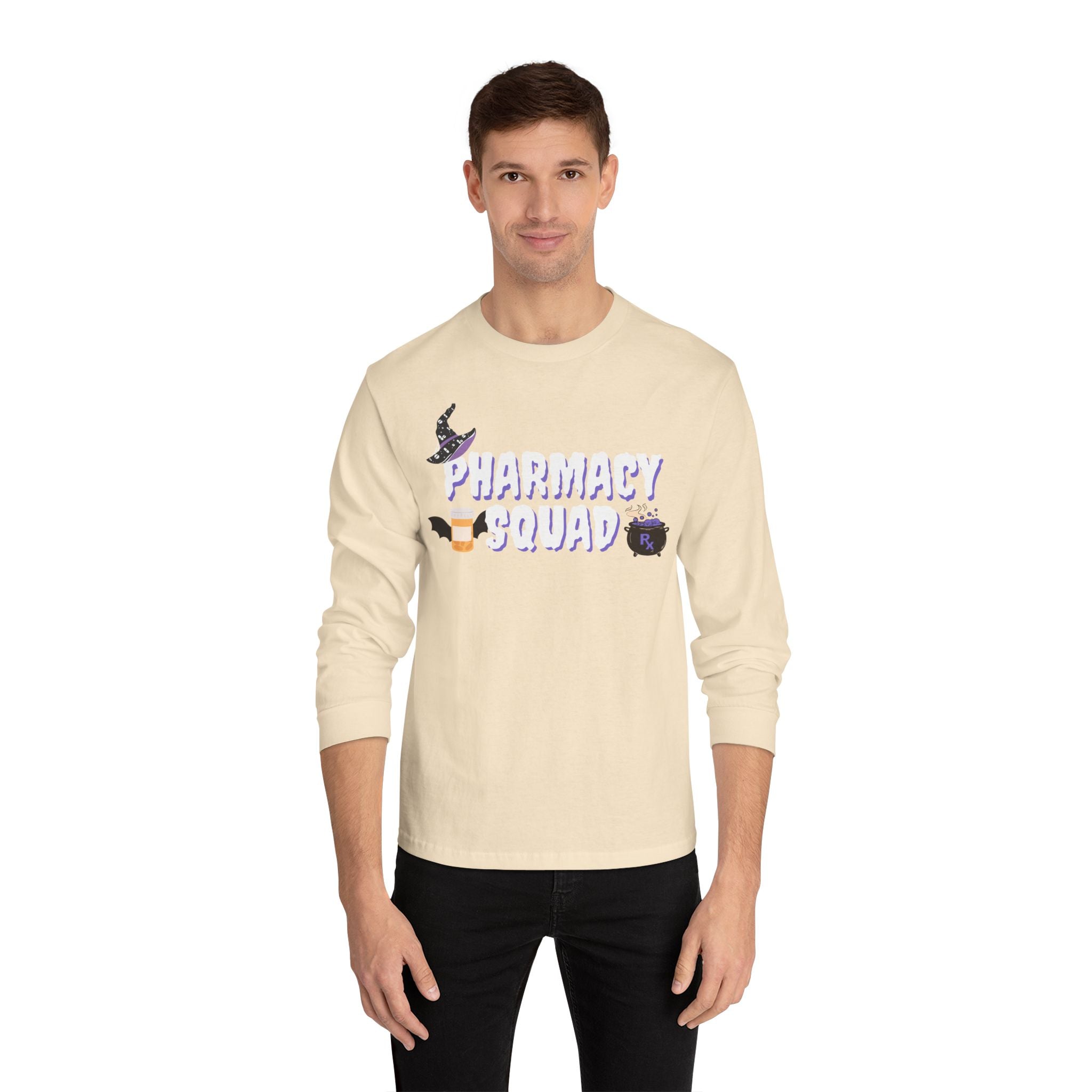 Halloween 2025 Pharmacy Squad Long Sleeve T-Shirt