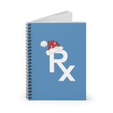 Rx Santa Hat - Notebook (Blue)