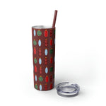 Pharmacy Pill Ornaments - Skinny Tumbler with Straw, 20oz