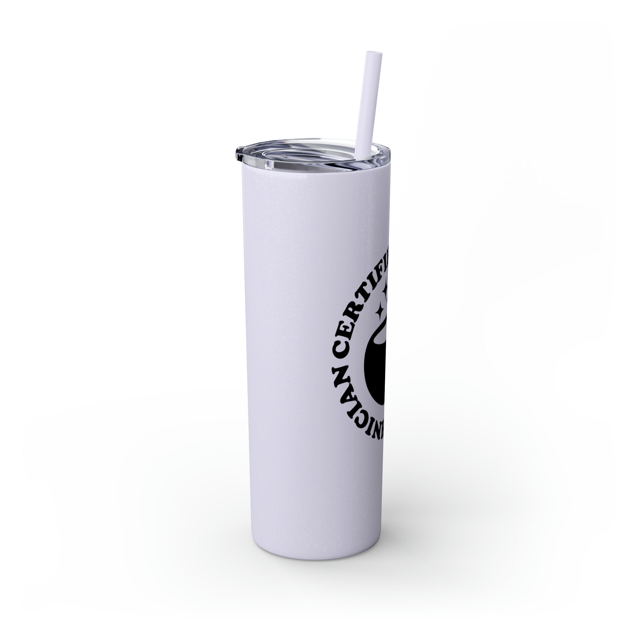 CPhT Mortar & Pestle Skinny Tumbler with Straw, 20oz