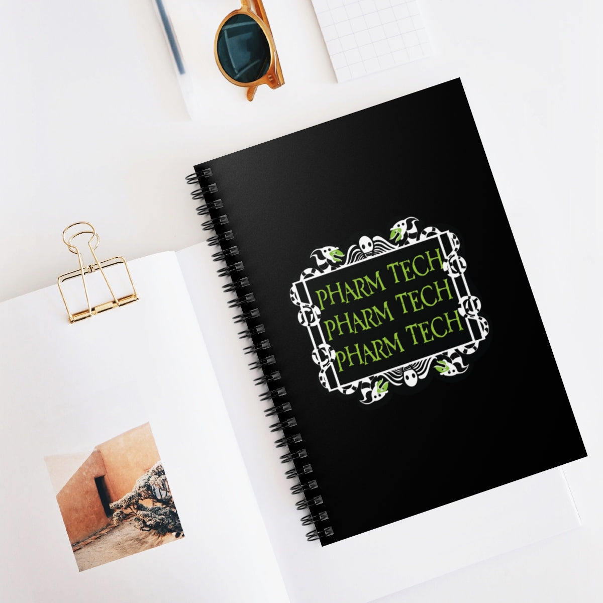 Beetlejuice Pharm Tech Journal - White // Halloween