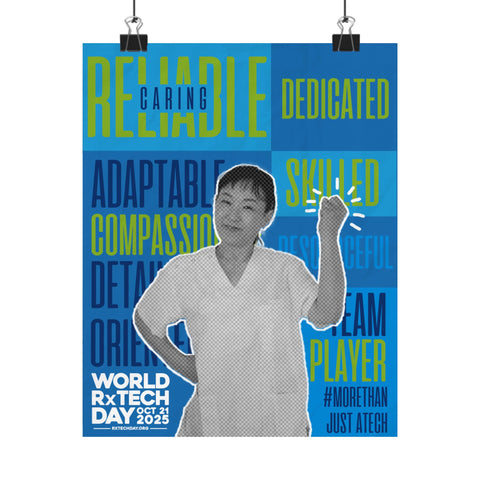 RxTech Day 2025 Word Cloud Inspiration Poster