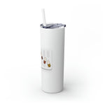 Falling for Pharmacy Skinny Tumbler with Straw, 20oz