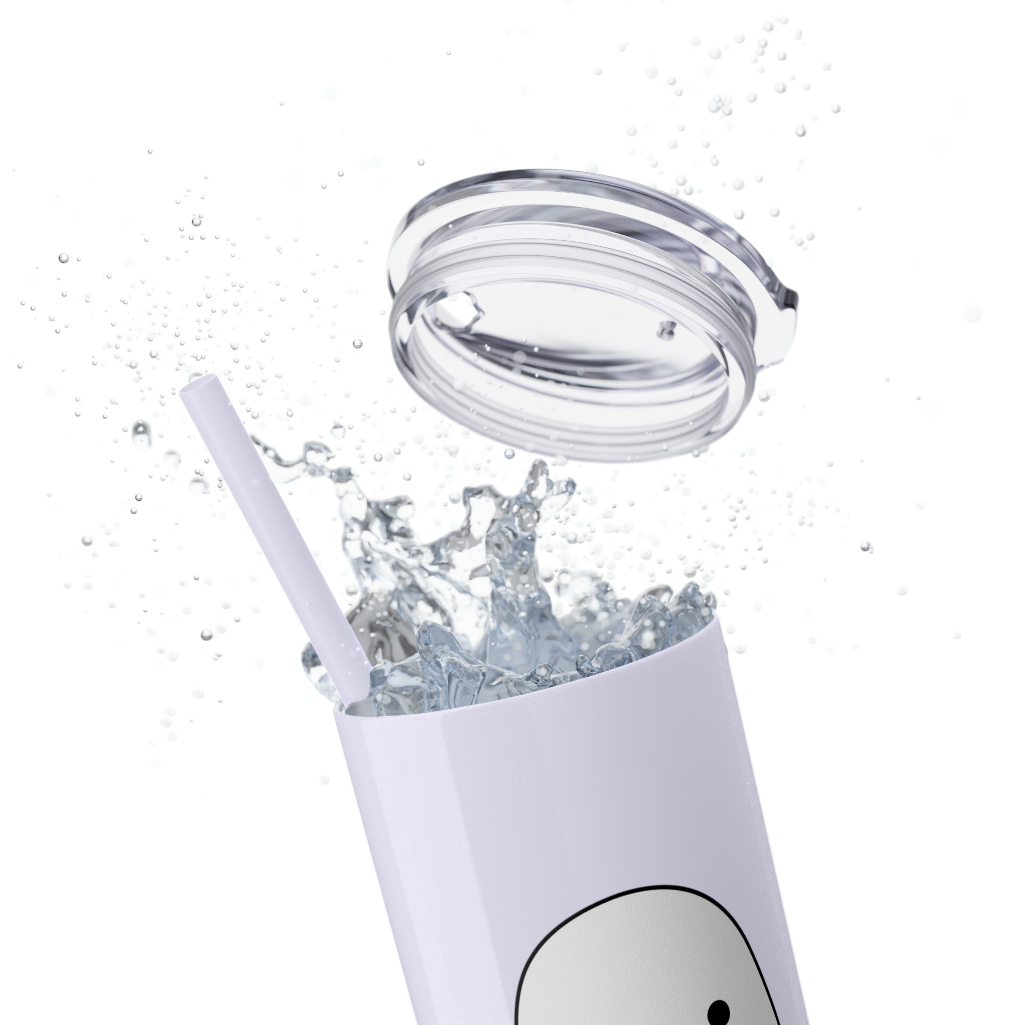 Ghost Trick or Treat Skinny Tumbler with Straw, 20oz