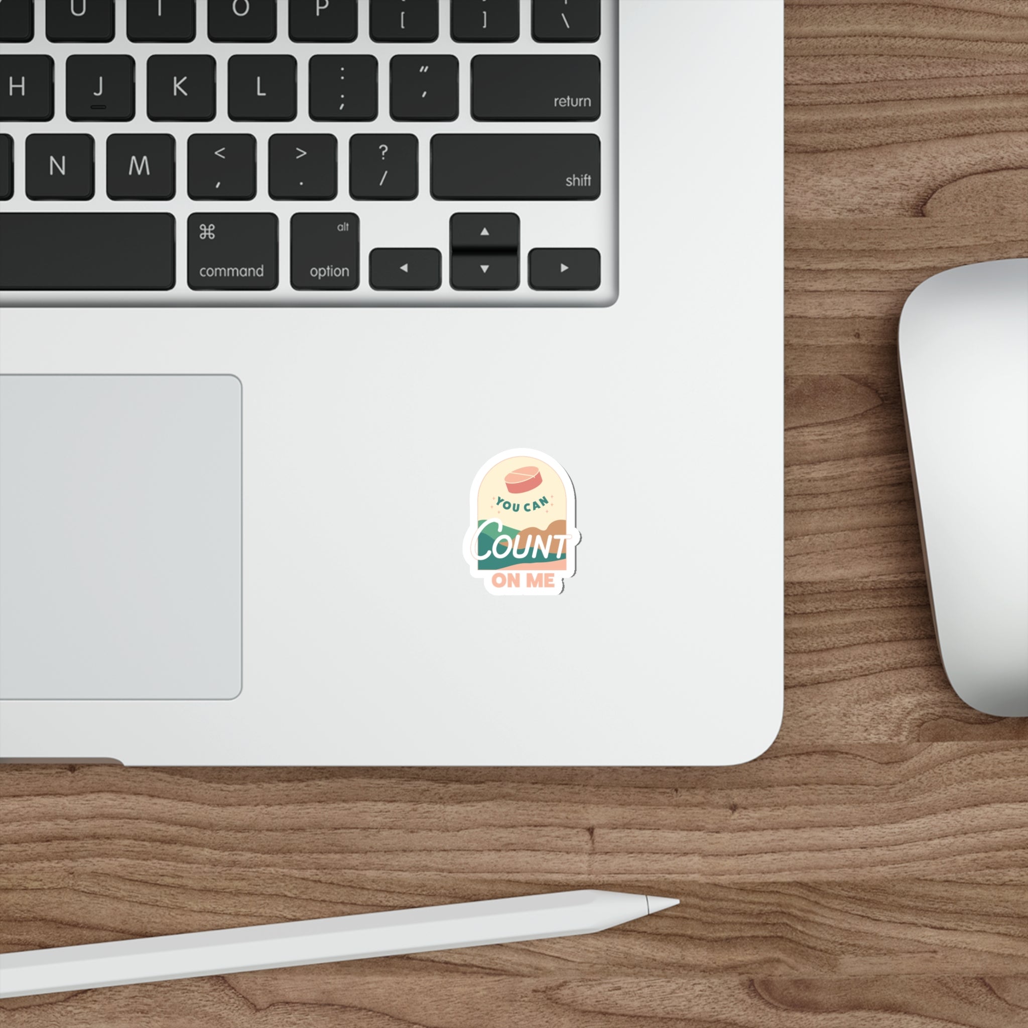 Count On Me Die-Cut Sticker