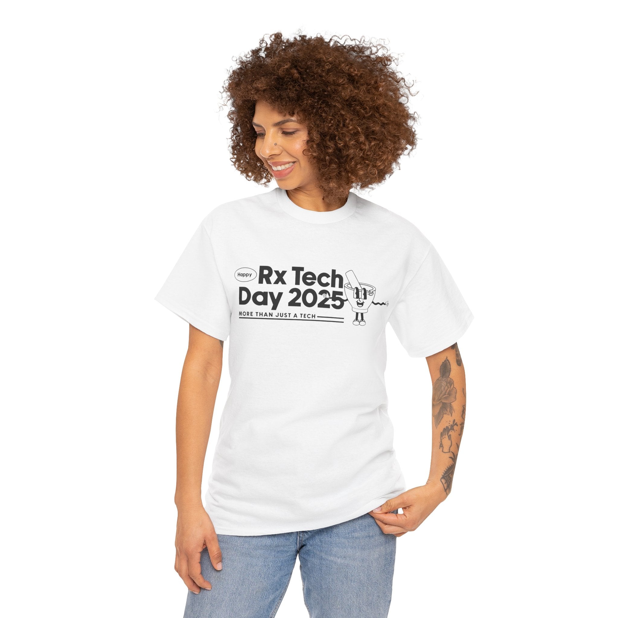 World Rx Tech Day 2025 Mortar and Pestle Mascot Shirt V2
