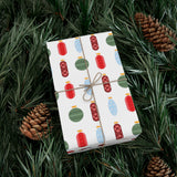 Pharmacy Pills Ornaments - Gift Wrap Papers (White)