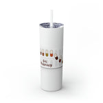 Falling for Pharmacy Skinny Tumbler with Straw, 20oz