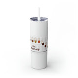 Falling for Pharmacy Skinny Tumbler with Straw, 20oz