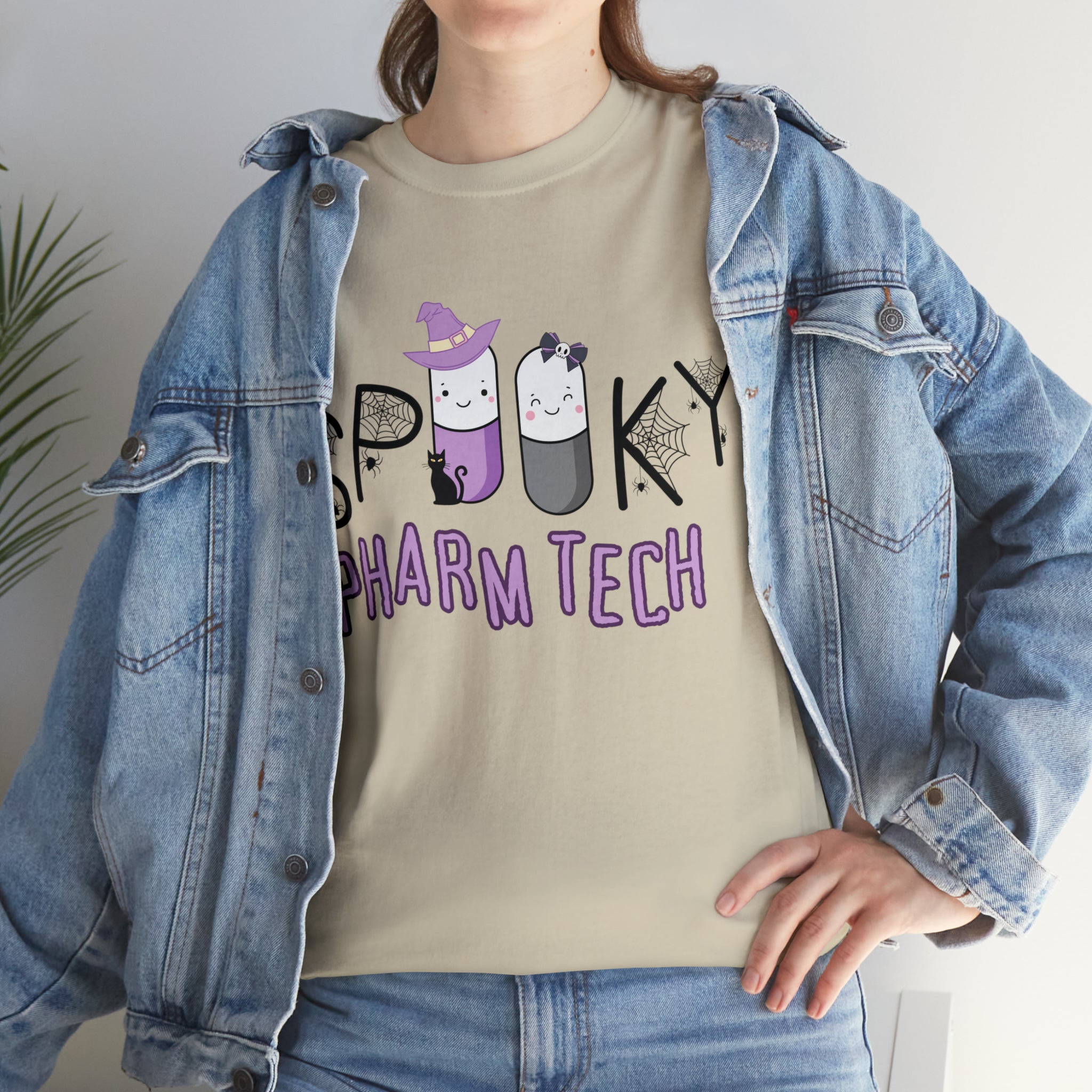 Spooky Pharm Tech "Spider Webs" T-Shirt