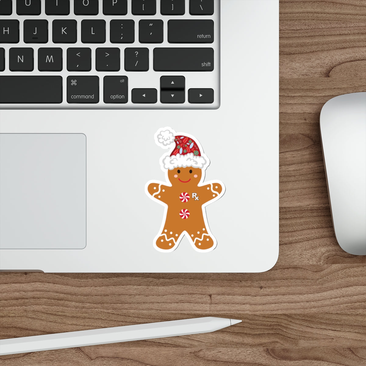 Rx Gingerbread Sticker #2