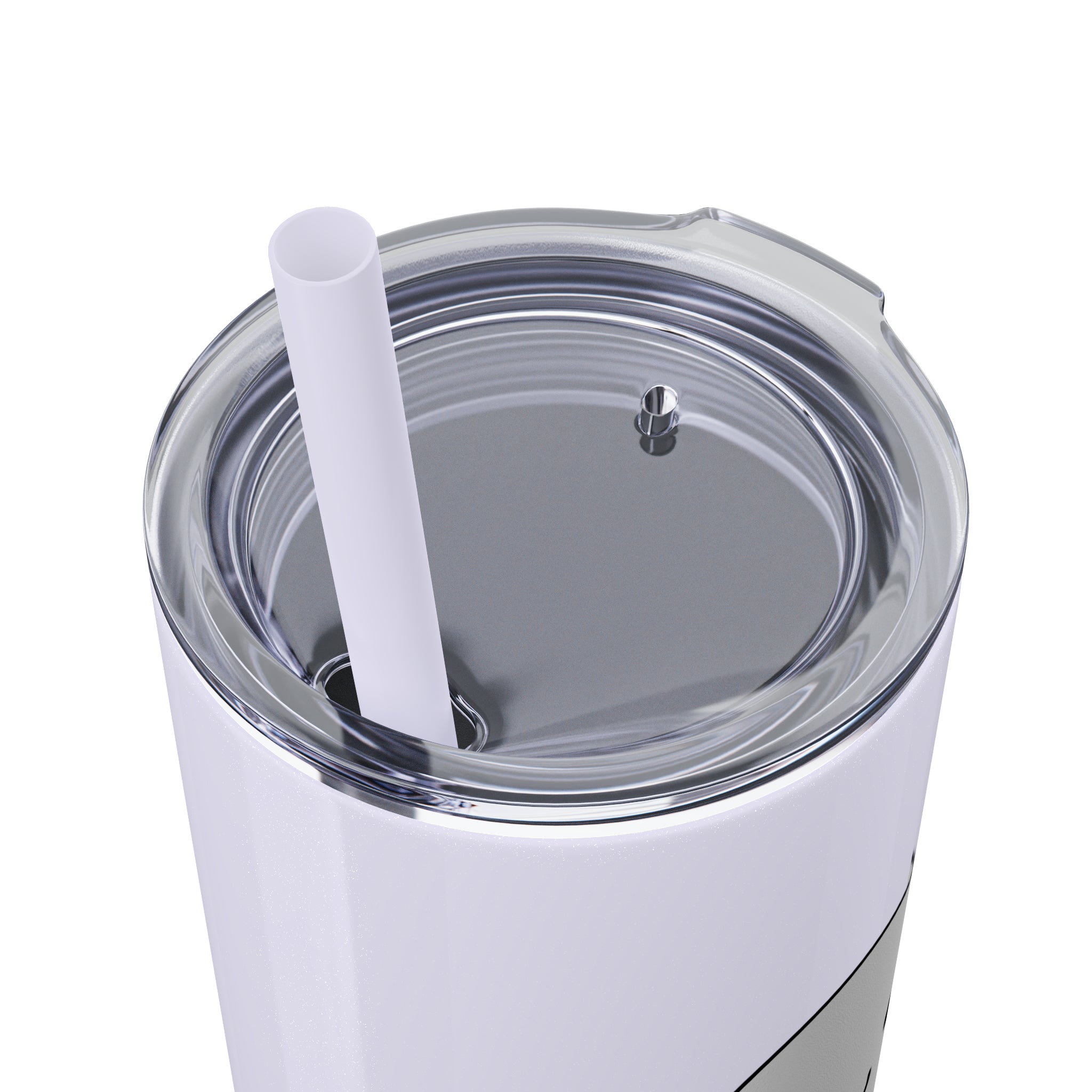 Ghost Trick or Treat Skinny Tumbler with Straw, 20oz