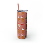 RX Gingerbreads - Skinny Tumbler with Straw, 20oz