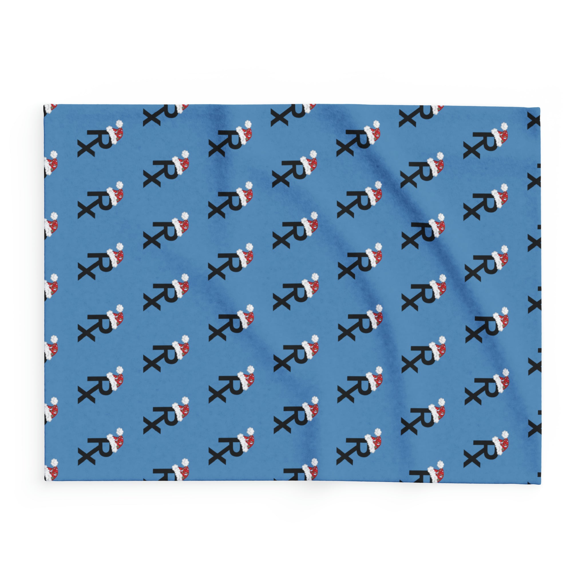 Rx Santa Hat - Arctic Fleece Blanket (Blue)