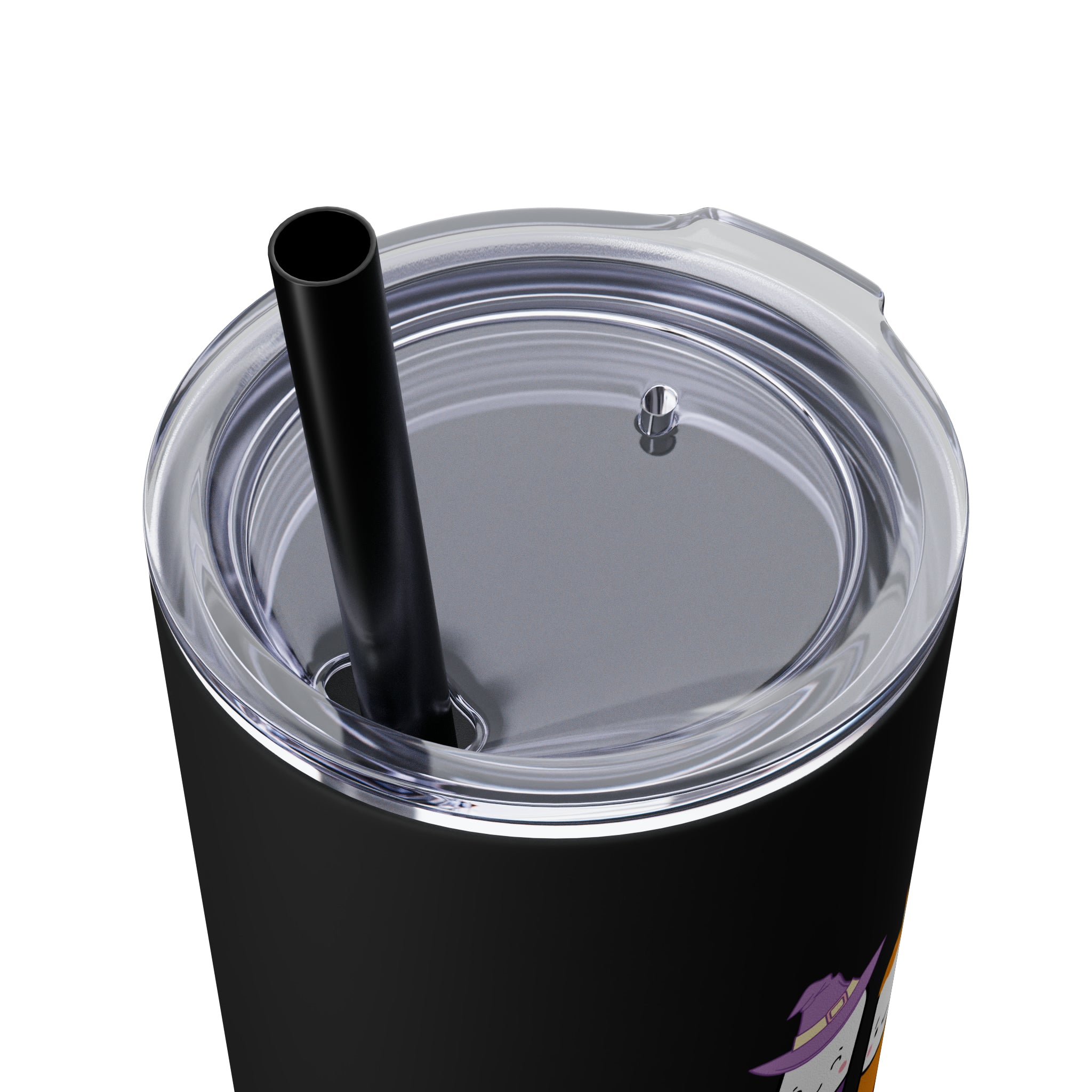 Spooky Pharm Tech Skinny Tumbler with Straw, 20oz