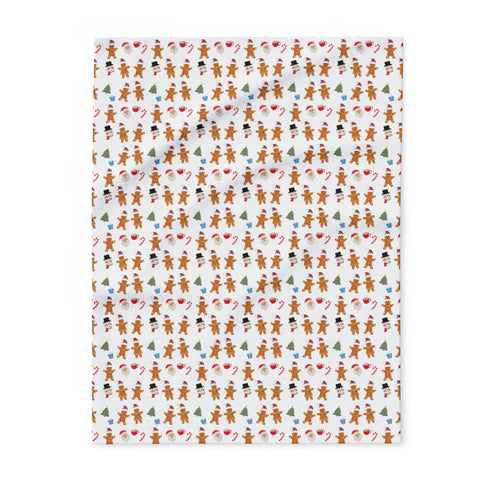 Rx Gingerbreads - Arctic Fleece Blanket (White)