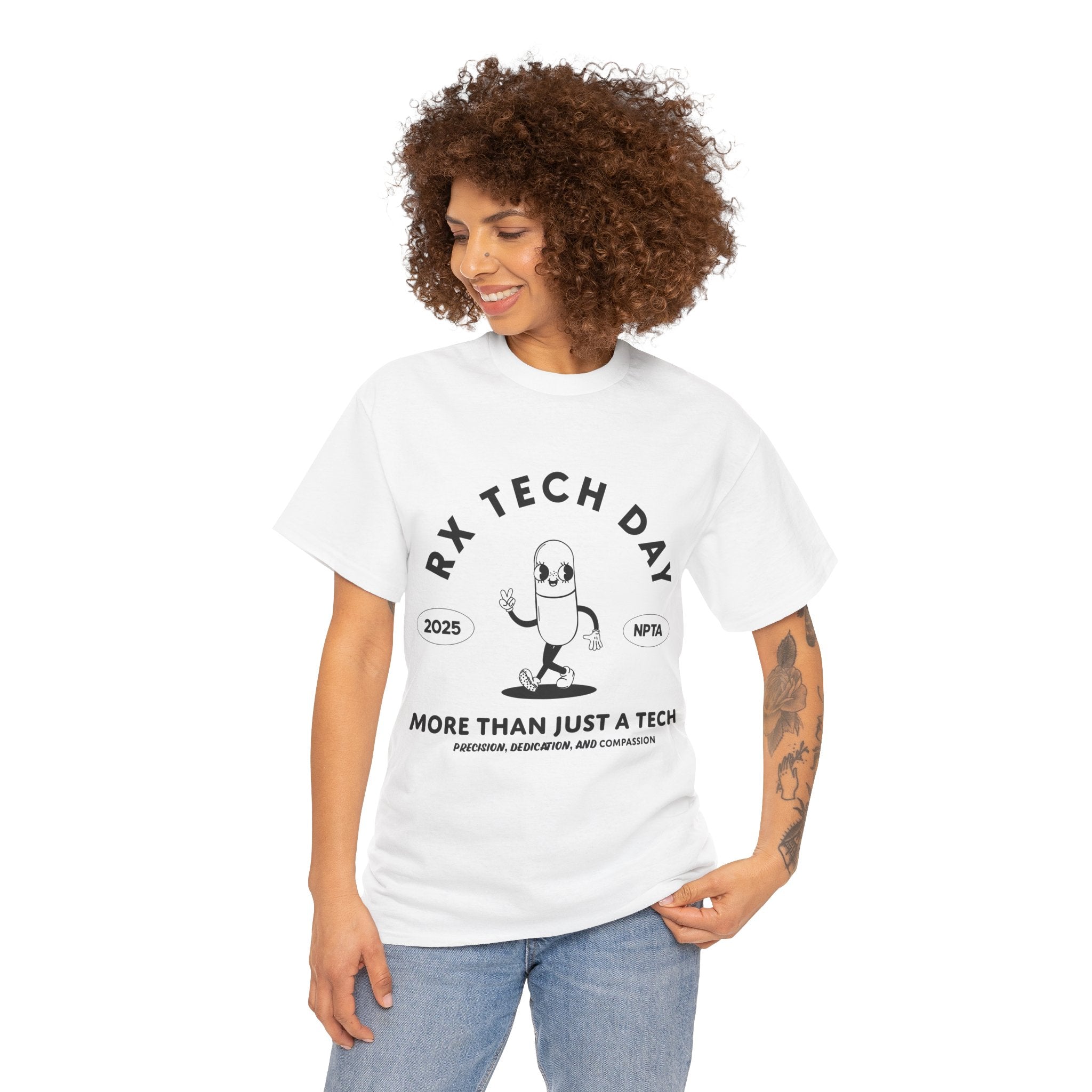 World Rx Tech Day 2025  Pill Cartoon Character Shirt