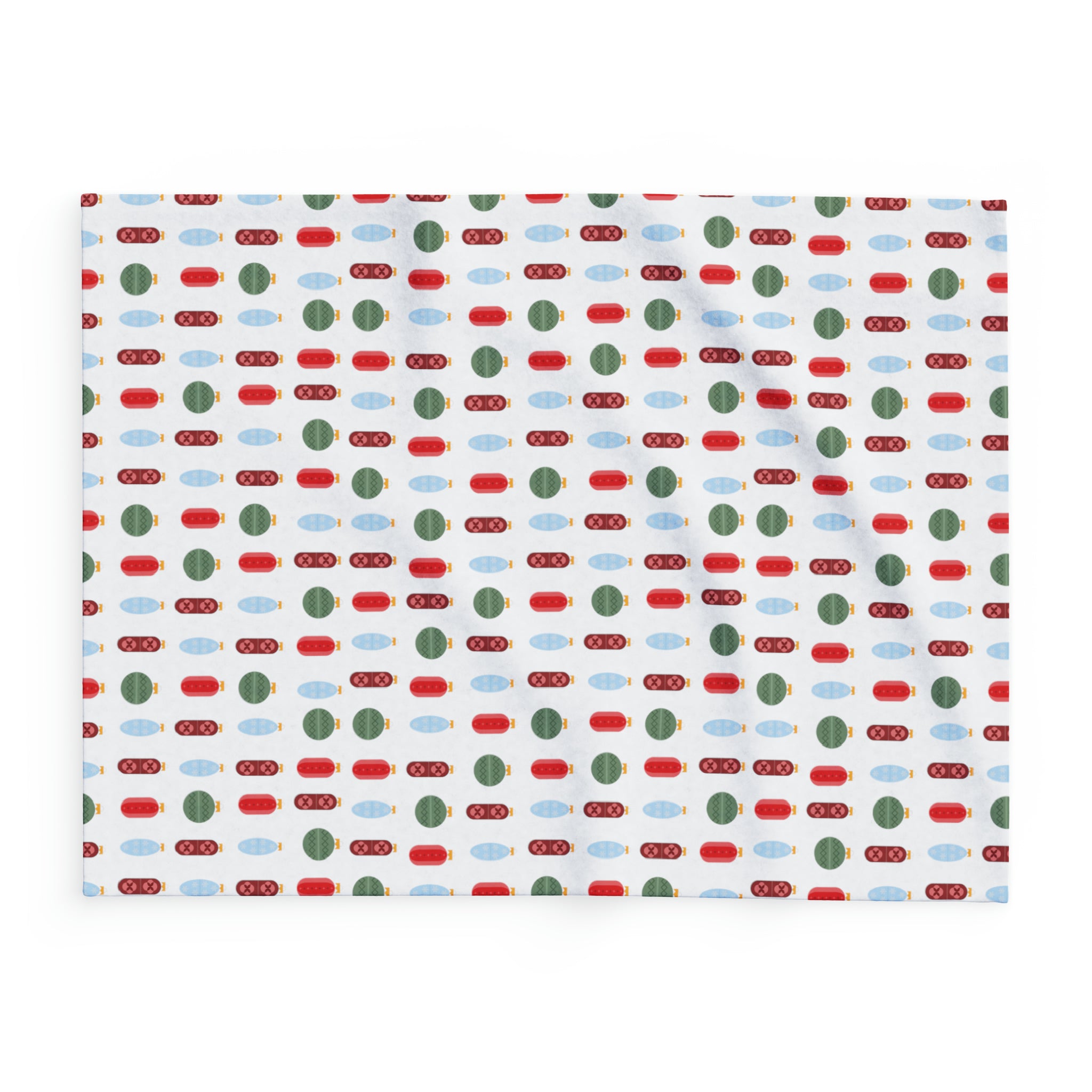 Pharmacy Pills Ornaments - Arctic Fleece Blanket (White)