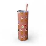 RX Gingerbreads - Skinny Tumbler with Straw, 20oz