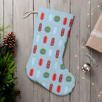 Pharmacy Pill Ornaments- Santa Stocking (Blue)