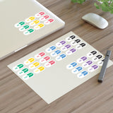 Pronoun Stickers for Badge - Pharmacy Pills - Sticker Sheet Variety Pack 1