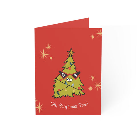 Oh, Scriptmas Tree! Greeting Cards (1, 10, 30, and 50pcs)