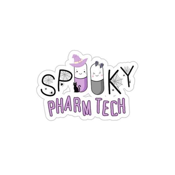 Spooky Pharm Tech "Spider Webs" Sticker
