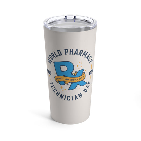 More Than Just A Tech: Pharmacy Technician Day 2024 Tumbler // Rx Symbol Edition