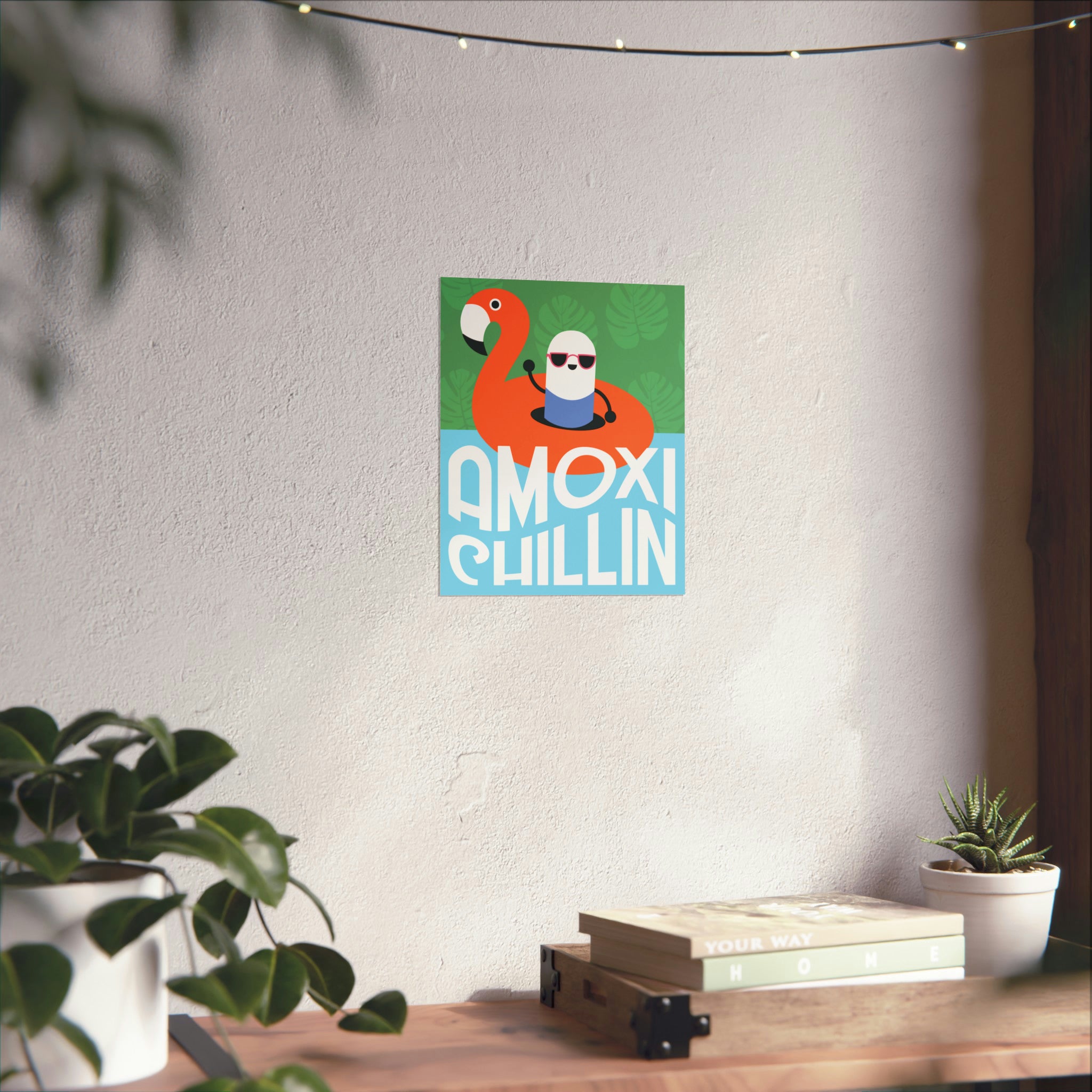 Amoxi-"Chillin" Matte Vertical Poster - Pharmacy Fun Decor