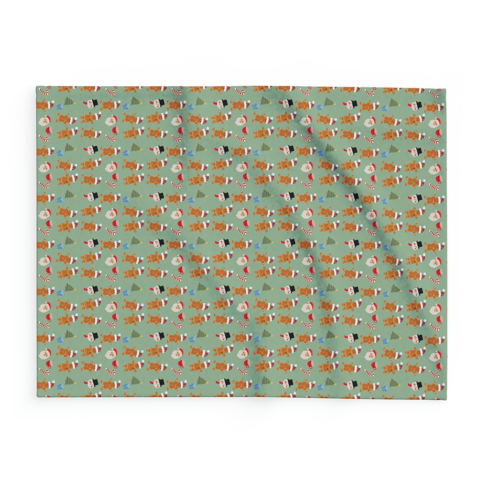 Rx Gingerbreads - Arctic Fleece Blanket (Green)