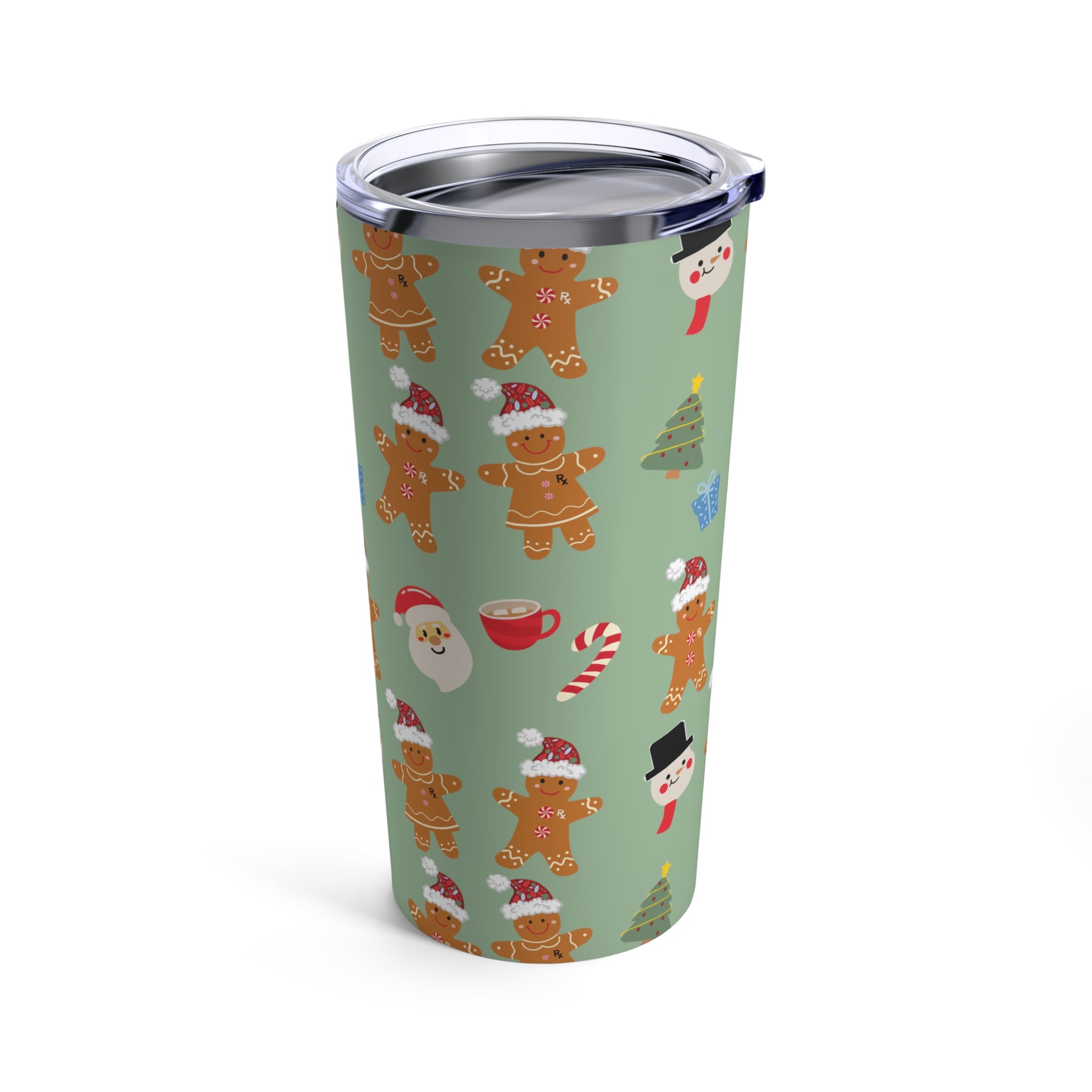 Rx Gingerbreads - Tumbler 20oz (Green)