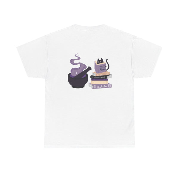 Witch Hat & Witchy Pharm Tech Cat Shirt // Halloween
