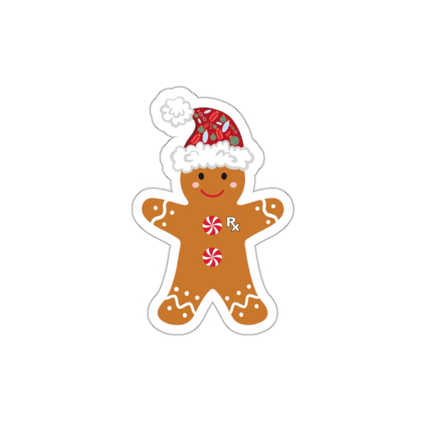 Rx Gingerbread Sticker #2
