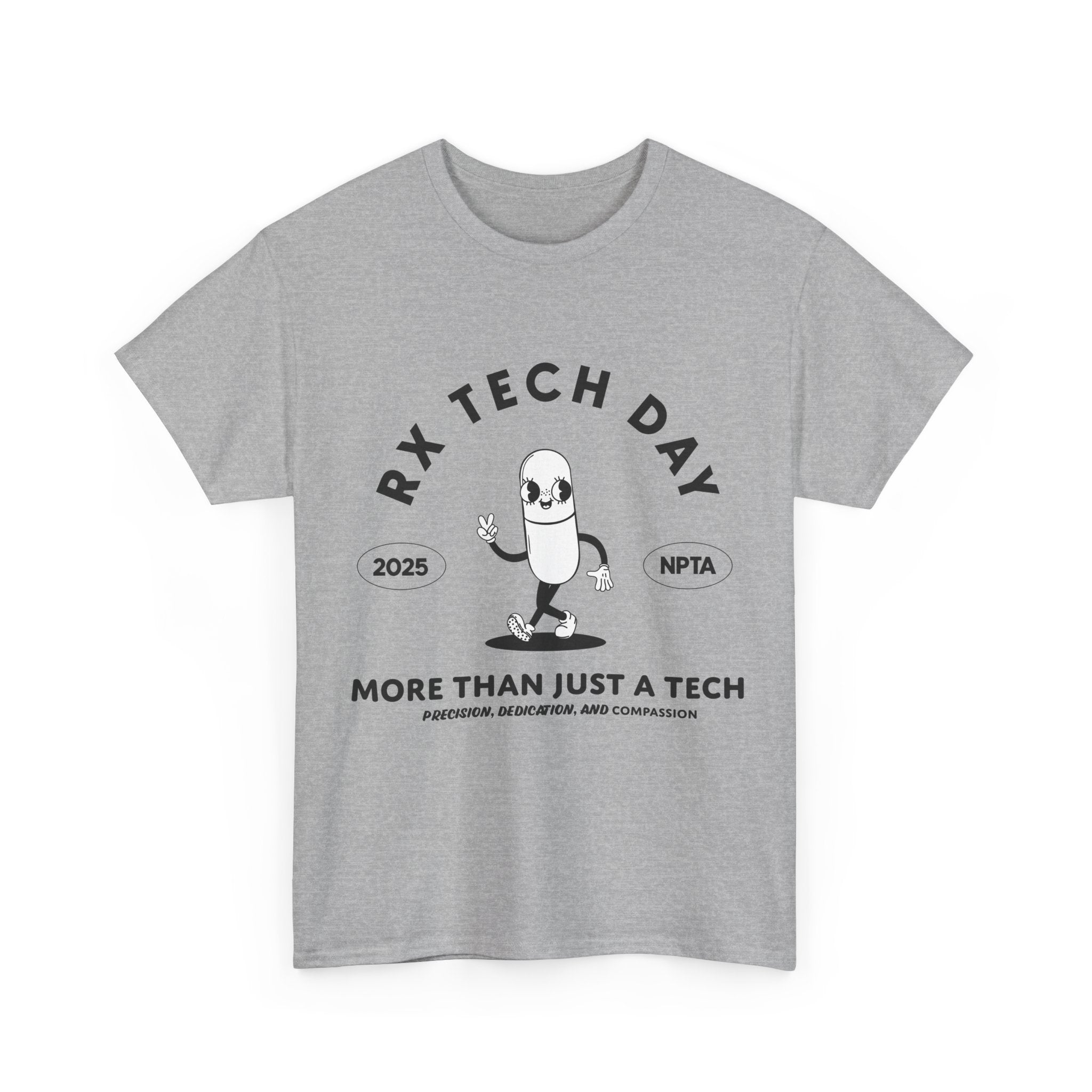 World Rx Tech Day 2025  Pill Cartoon Character Shirt
